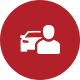 Car and person icon