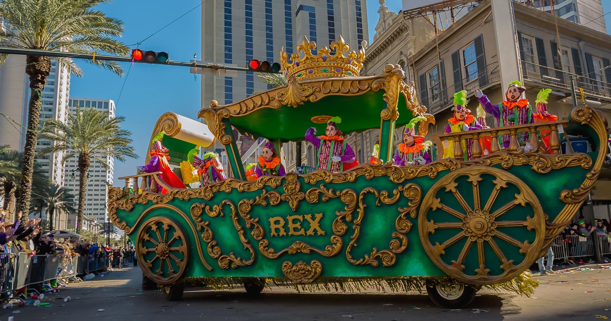 NADA Show 2025 mardi gras float