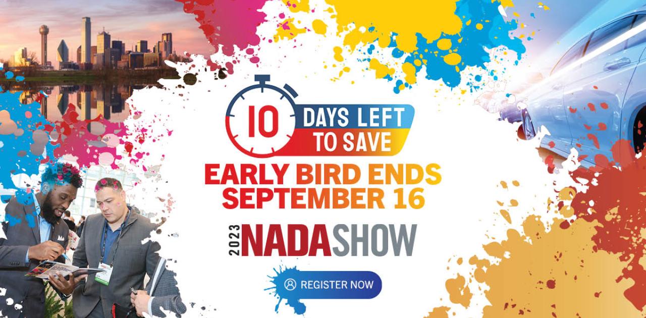 10 Days to Save $100 on NADA Show 2023 Registration