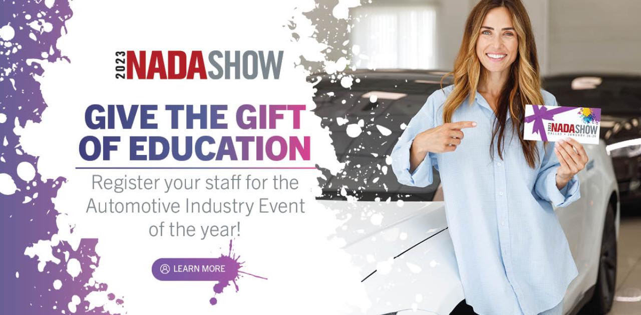 Give the Gift of Education With NADA Show 2023