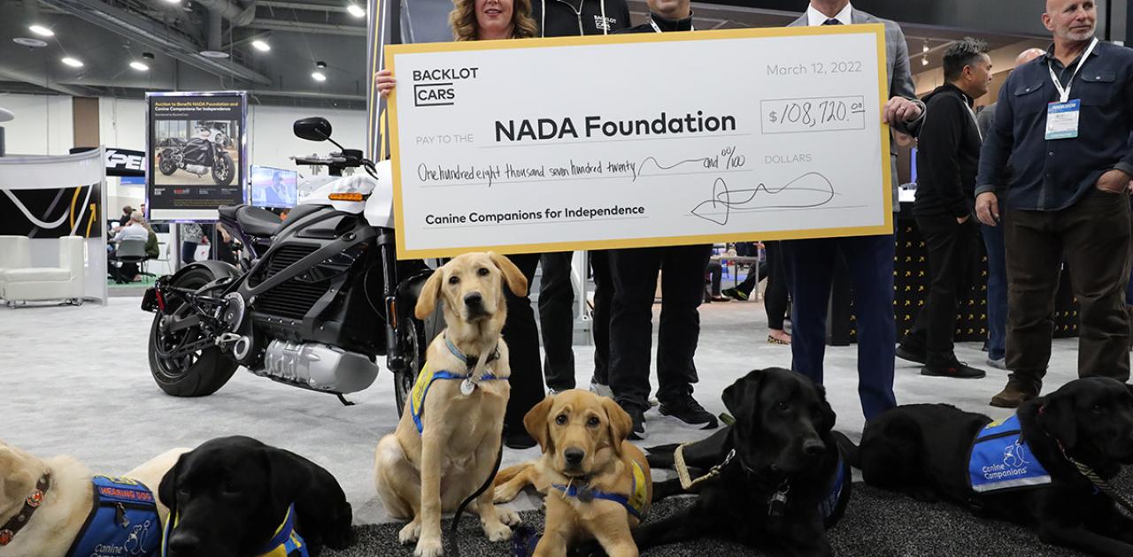 BacklotCars Charity Auction at NADA Show 2022 Raises $108,720 for Canine Companions
