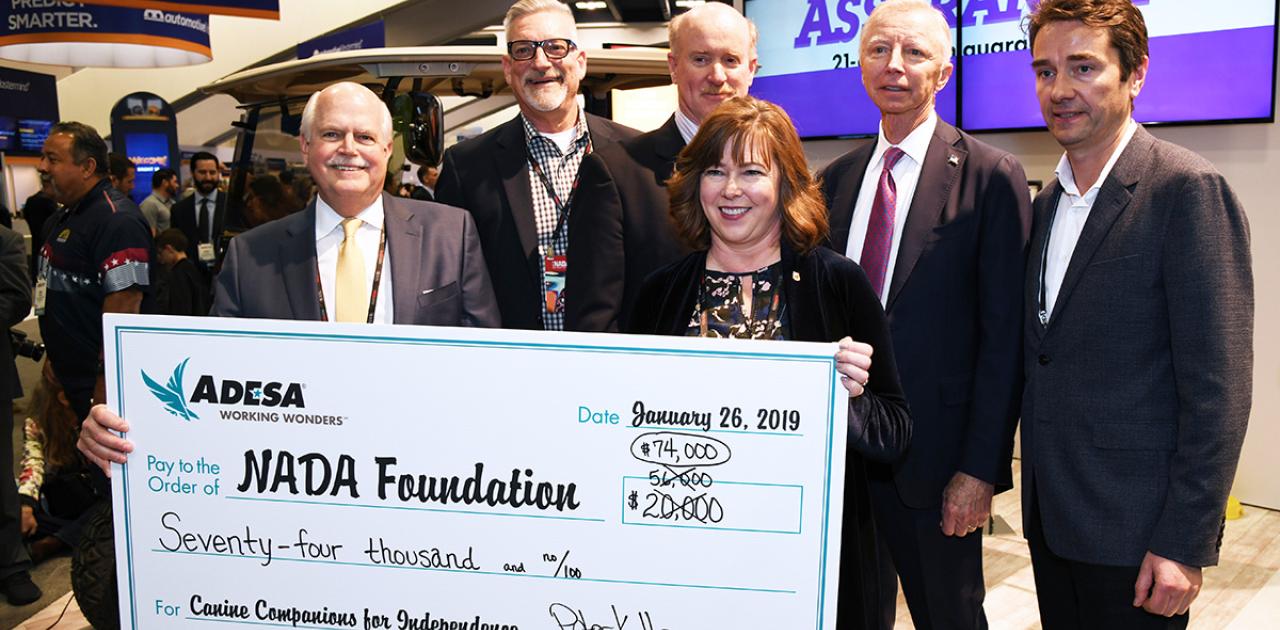 ADESA Charity Auction at the NADA Show Raises $77,118 for Canine Companions