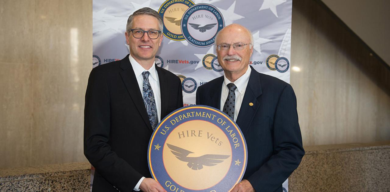 Truck Dealer Bob Nuss Honored with Department of Labor 2019 HIRE Vets Medallion Award